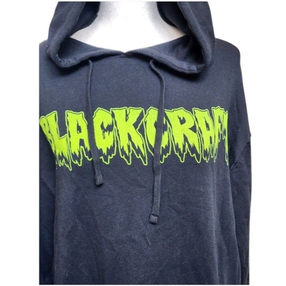 Blackcraft Cult Slime Staple Hoodie Size Large NWT Goth Punk Occult Pullover - Picture 2 of 7